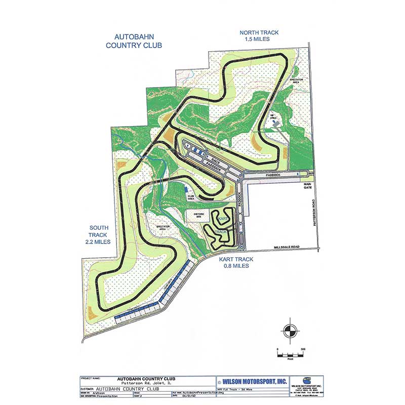 Autobahn Country Club Map Wilson Motorsport, Inc.